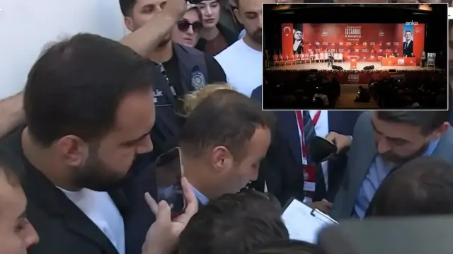 mahkemenin durdurma karari sonrasi chp istanbul il kongresinde gerginlik iB1dWKBm