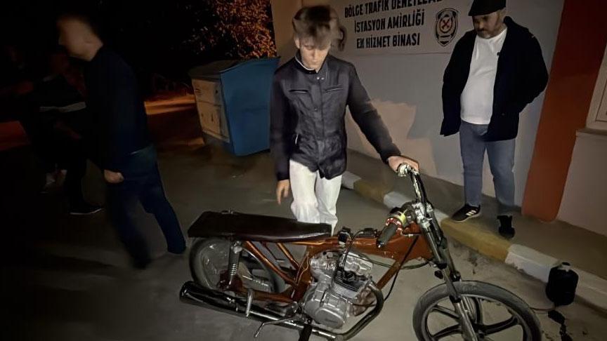 bisikletini motosiklete ceviren gence sok ceza tam 45 bin tlye patladi 6RHFH2IY